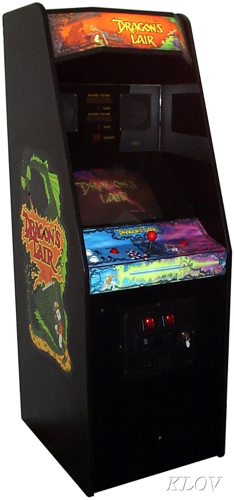 Borne arcade dragon's lair (recherche), Enlèvement