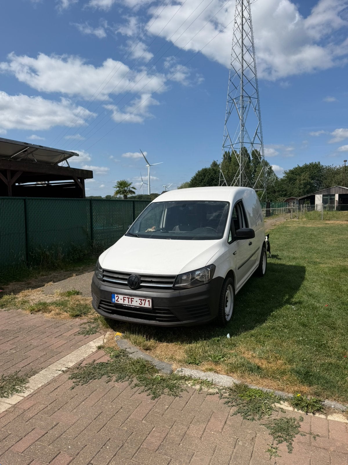 Volkswagen caddy, Auto's, Voorwielaandrijving, Stof, Volkswagen, Wit