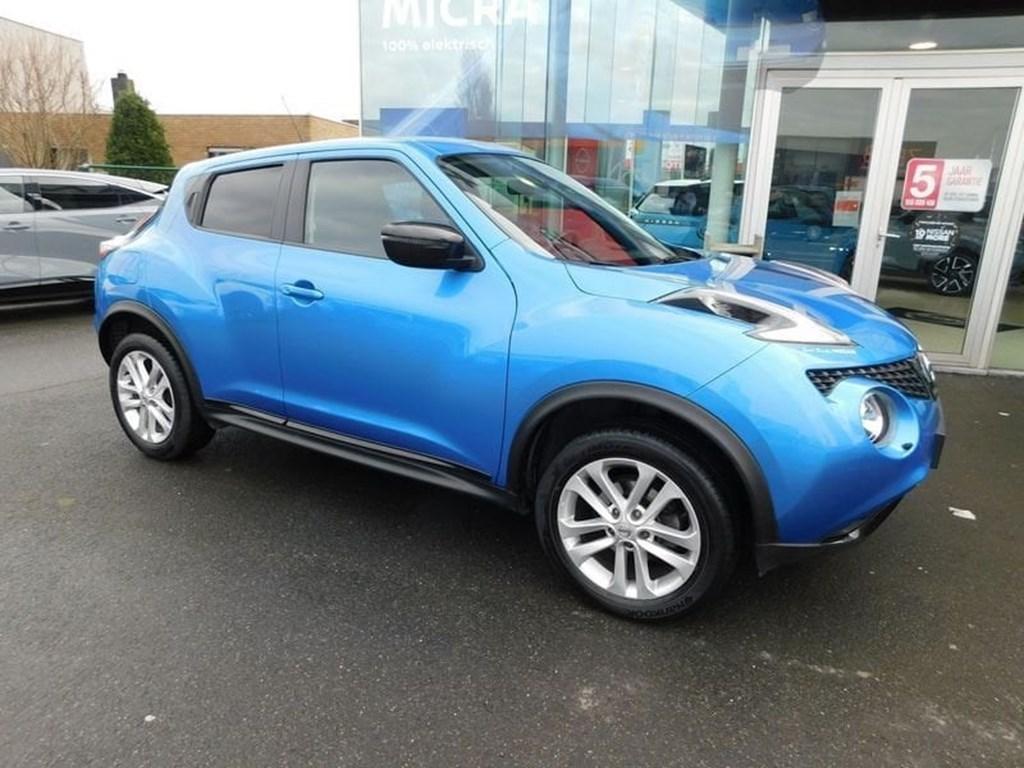 Nissan Juke 1.2 DIG-T N-Connecta 17'' Creative Line  3 JAAR, Blauw, Bedrijf, SUV of Terreinwagen, USB