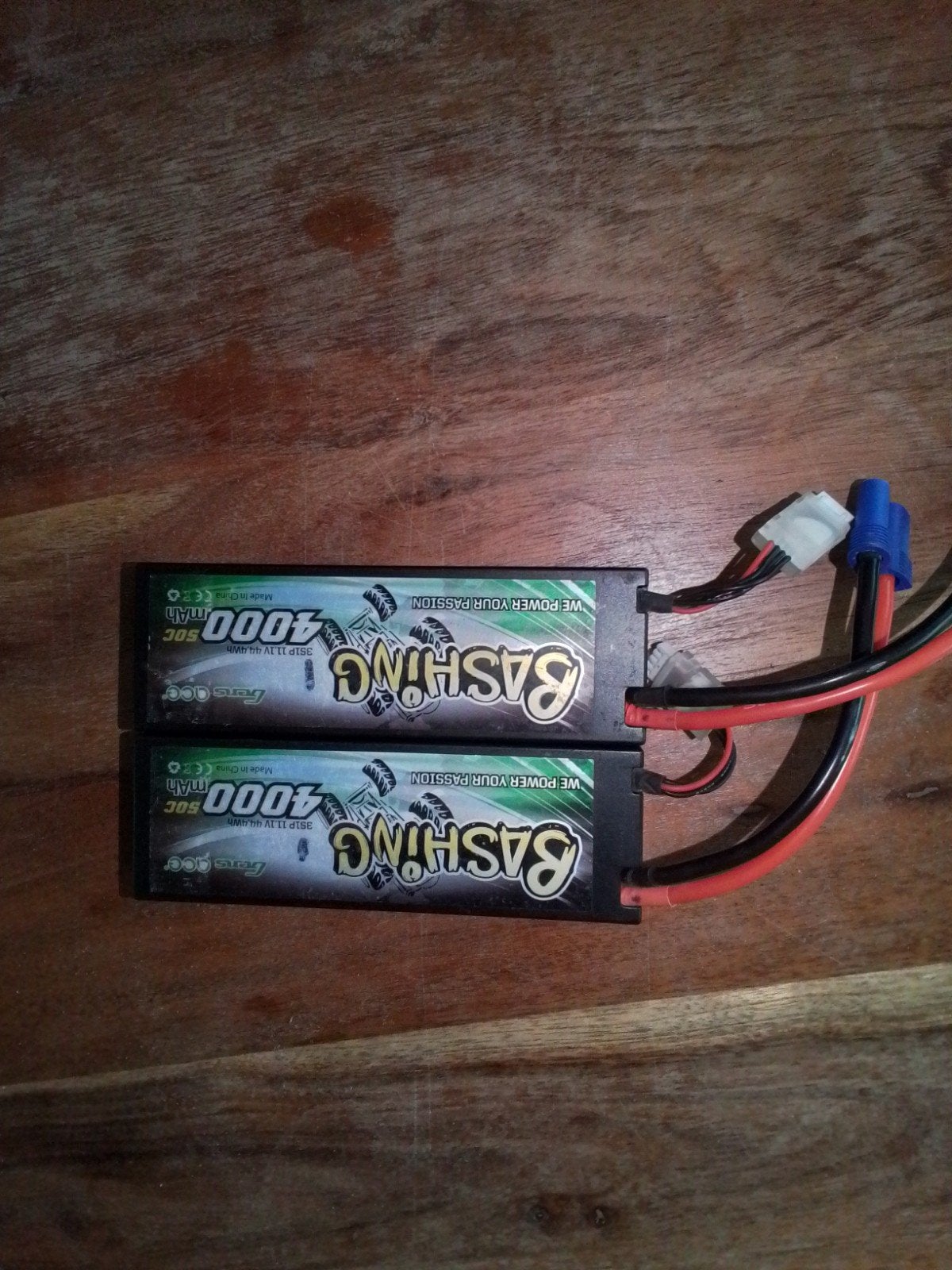 Arrma batterijen, Enlèvement, Utilisé
