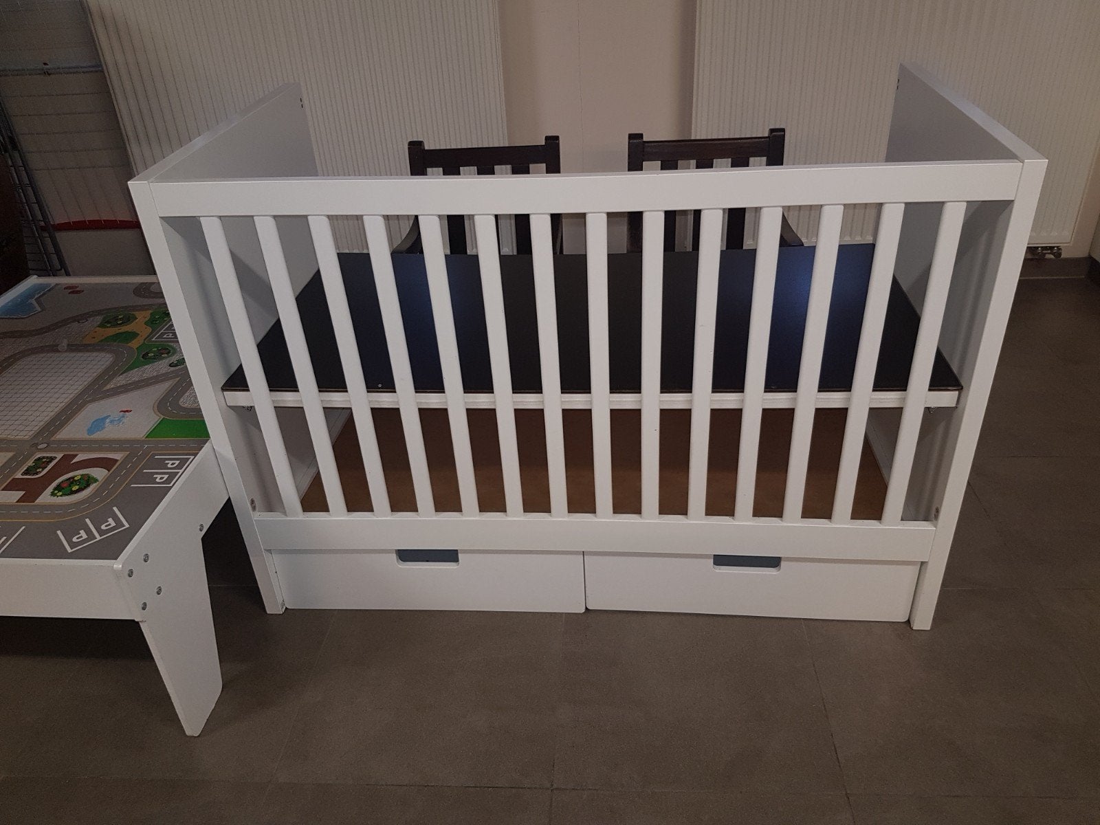 kinder tafels, Ophalen