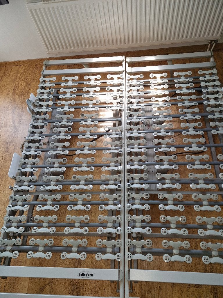 Lattoflex electrisch, Huis en Inrichting, Slaapkamer | Matrassen en Bedbodems, Ophalen, Gebruikt, Tweepersoons, 80 cm