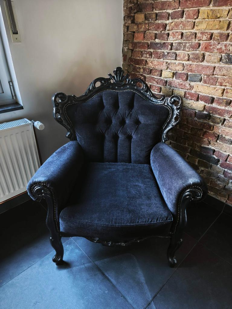 zeteltje, Huis en Inrichting, Fauteuils, Ophalen, Gebruikt, Stof, Baroque