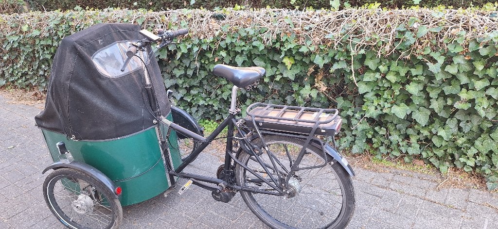 Elektrische bakfiets Nihola, Gebruikt, Elektrisch, 2 kinderen, Trommelrem