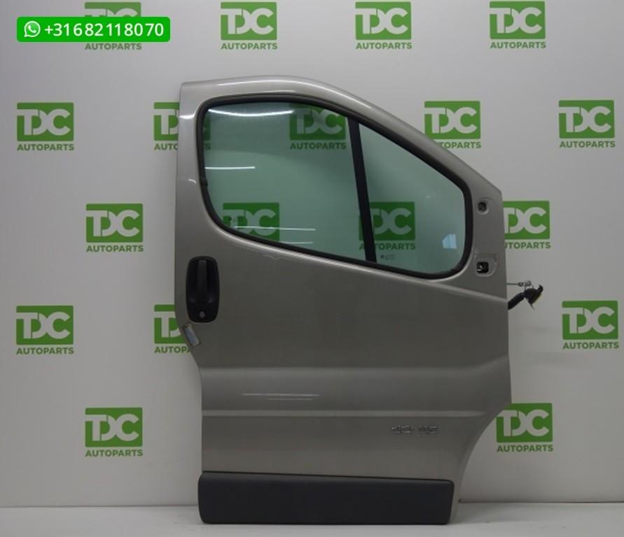 Opel Vivaro bestel A ('01-'14) Deur rechtsvoor olijfgroen, Gebruikt, Deur, Opel, Ophalen of Verzenden