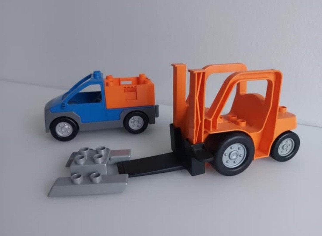 chariot élévateur et  voiture de ramassage duplo, Enlèvement ou Envoi, Comme neuf, Duplo