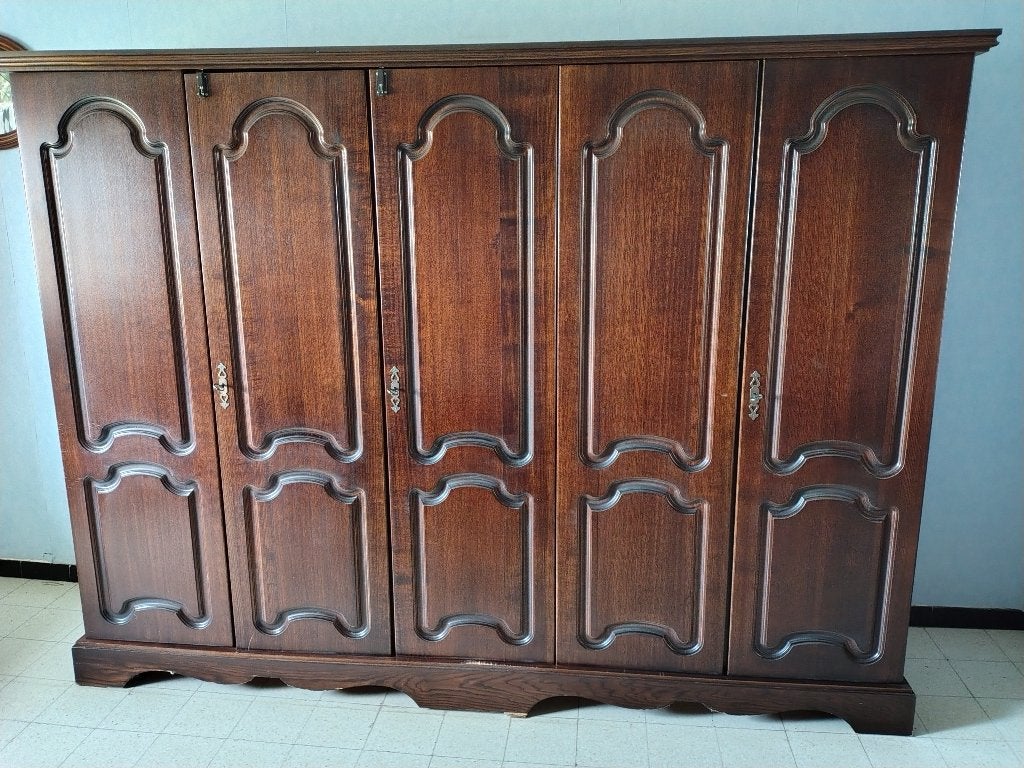 Prachtige eiken slaapkamer, Huis en Inrichting, Slaapkamer | Complete slaapkamers, Ophalen, Gebruikt, Twijfelaar, Klassiek eik