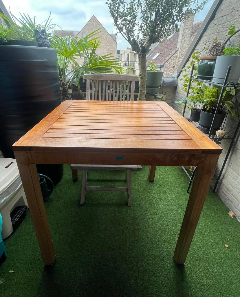 Tuintafel, Enlèvement, Utilisé, Carré, Bois de teck