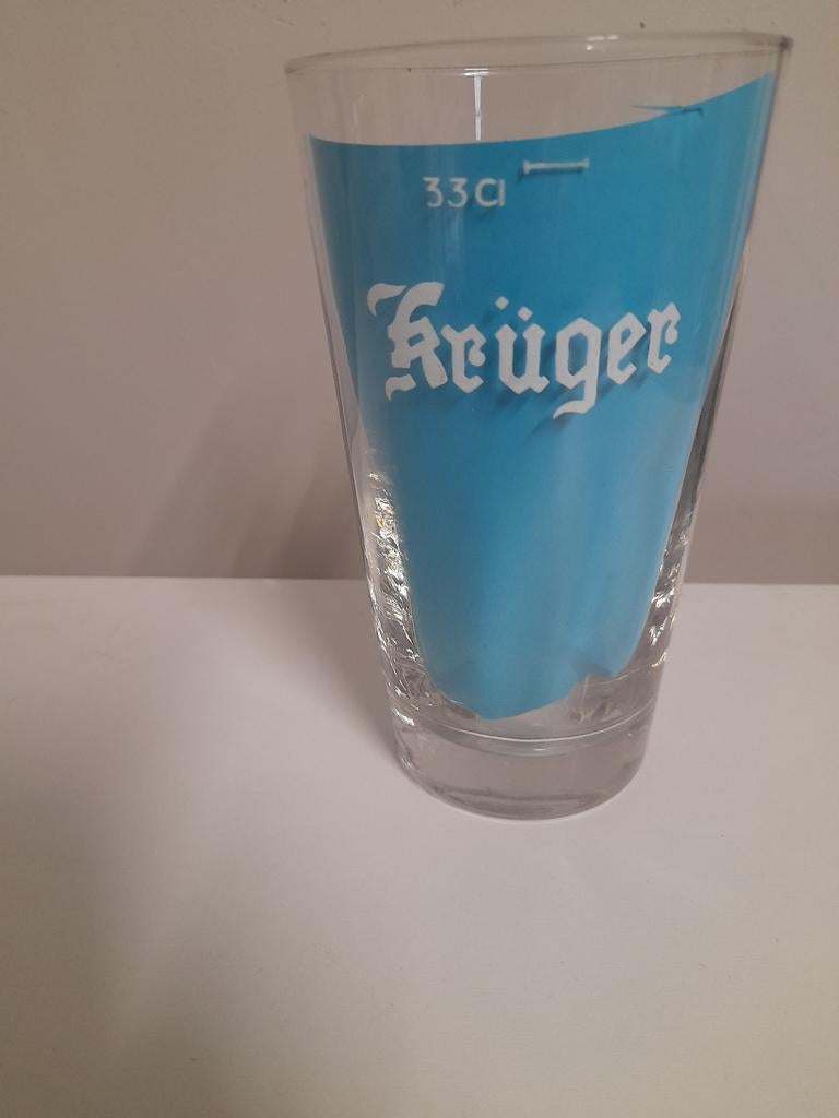 Bierglas krügerbier, Ophalen of Verzenden, Bierglas