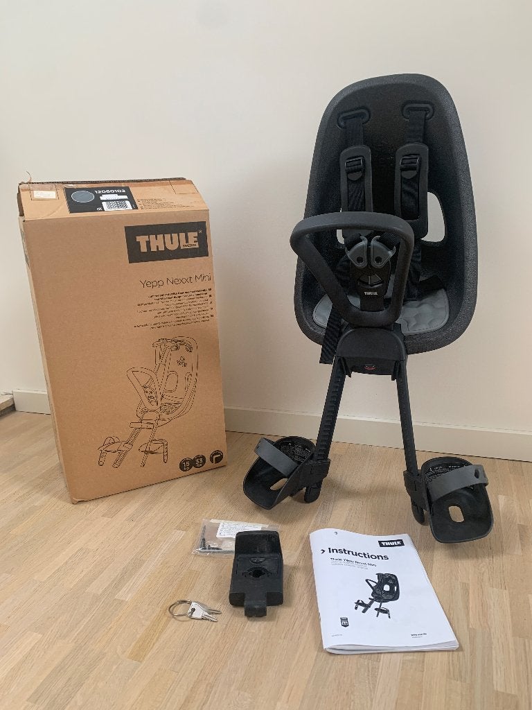Fietsstoel Thule Yepp Nexxt Mini, Ophalen, Voetsteuntjes, Yepp (Thule), Voorzitje