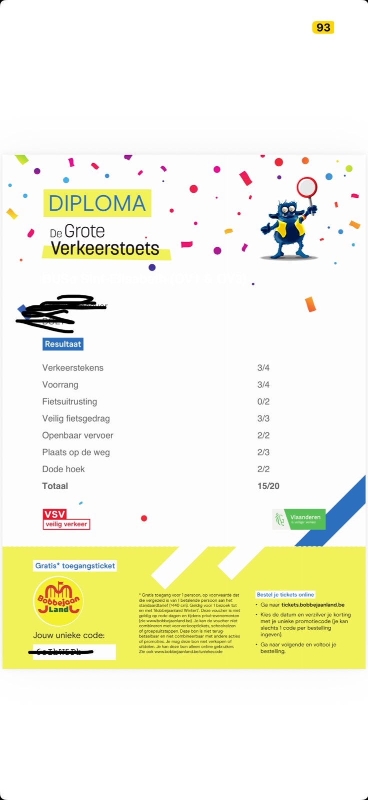 Bobbejaanland ticet, Tickets en Kaartjes