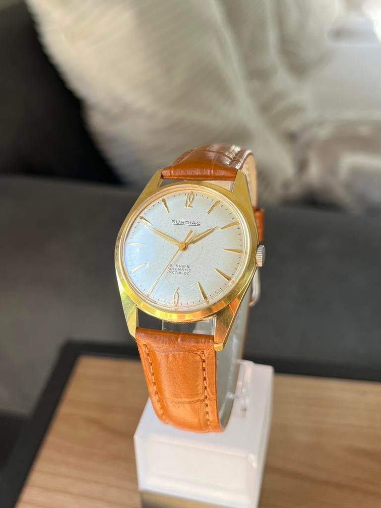 Vintage Surdiac horloge, Overige merken, Overige materialen, Met bandje, Polshorloge