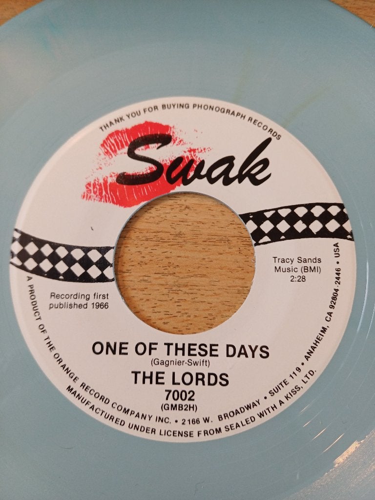 The Lords (US) – One Of These Days  GARAGE ROCK, Colored vinyl, Ophalen of Verzenden, Zo goed als nieuw, Rock en Metal