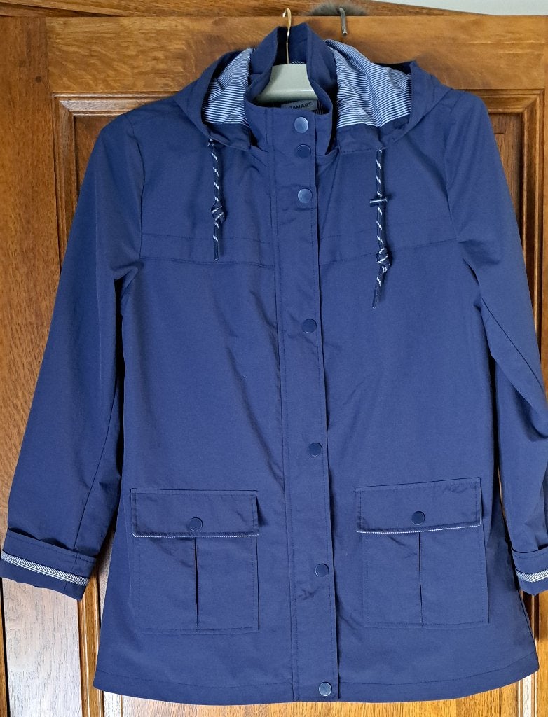 Blauwe parka ----  eventueel samen met bruine winterjas, Vêtements | Hommes, Vestes | Hiver, Damart, Comme neuf, Bleu, Enlèvement
