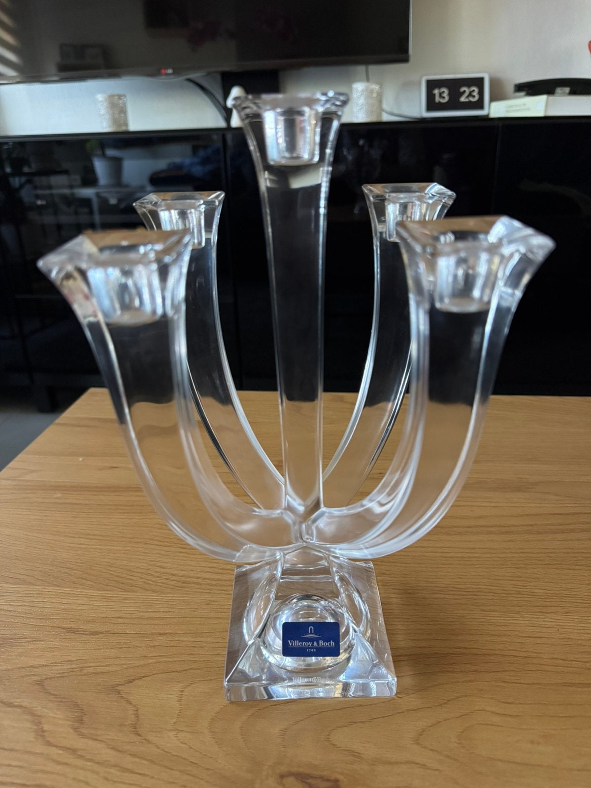 Villeroy & Boch kristallen kandelaar 5-armig, Ophalen