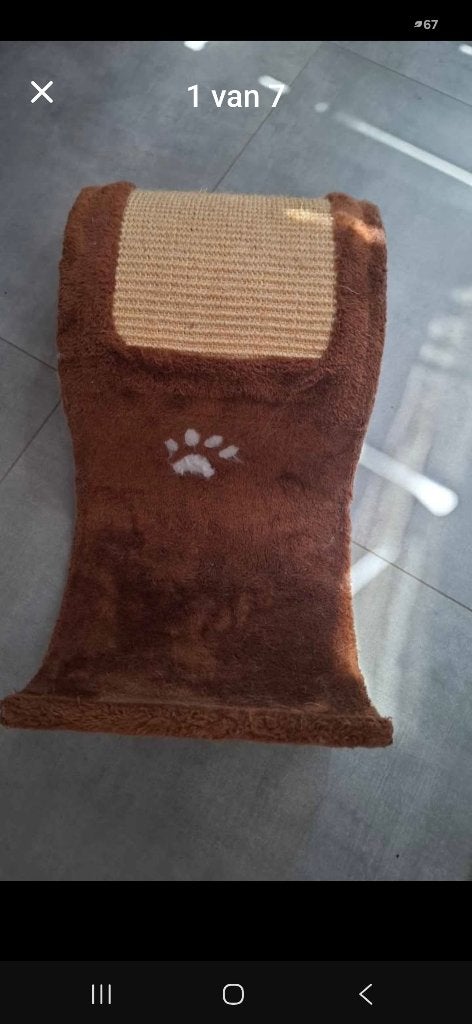 Krabpaal  krabmat katten, Dieren en Toebehoren, Krabmeubelen, Ophalen, Zo goed als nieuw, Krabpaal