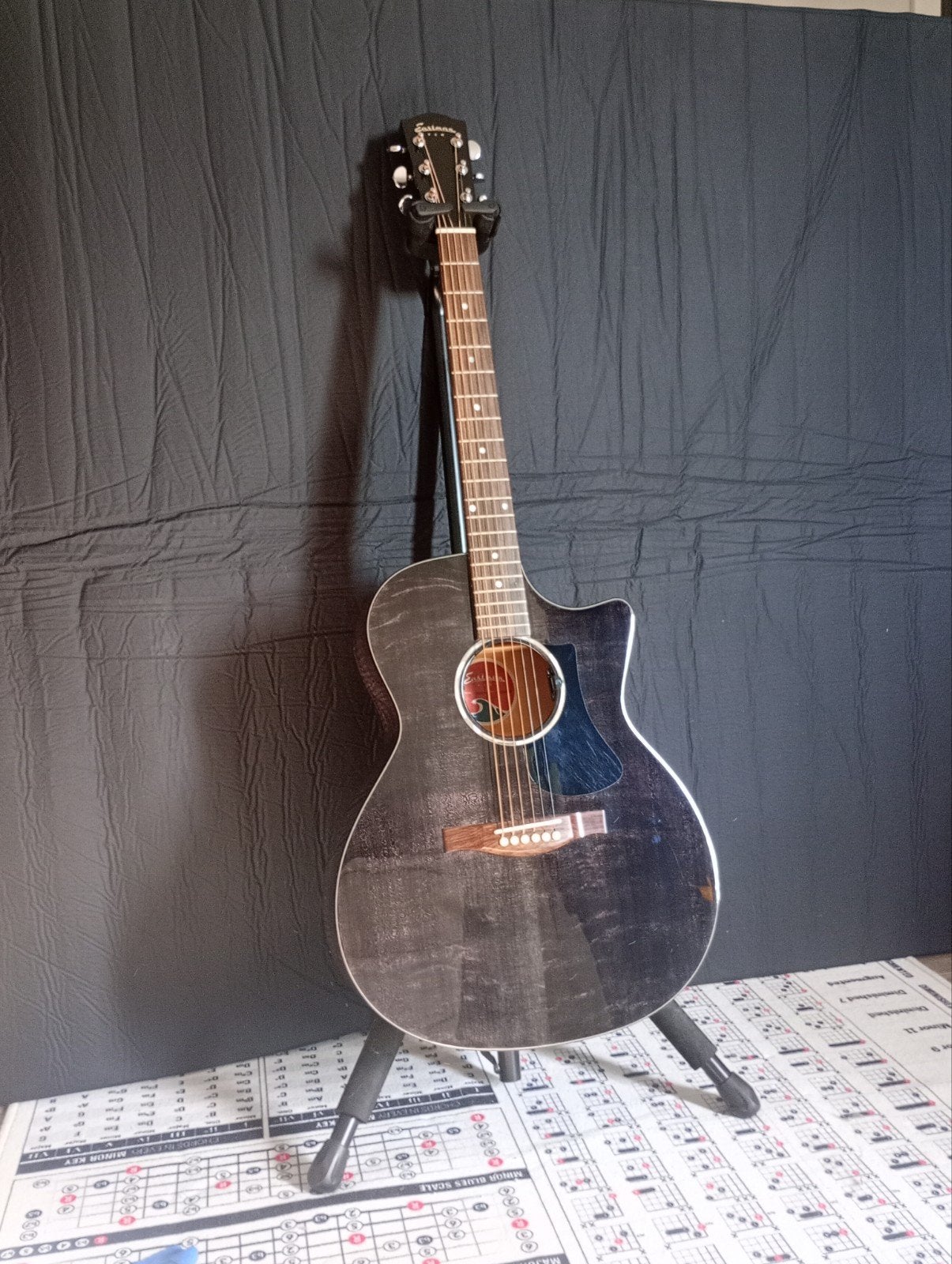 Eastman - PCH3-GACE-TBK - Elektro-akoestische gitaar, Ophalen