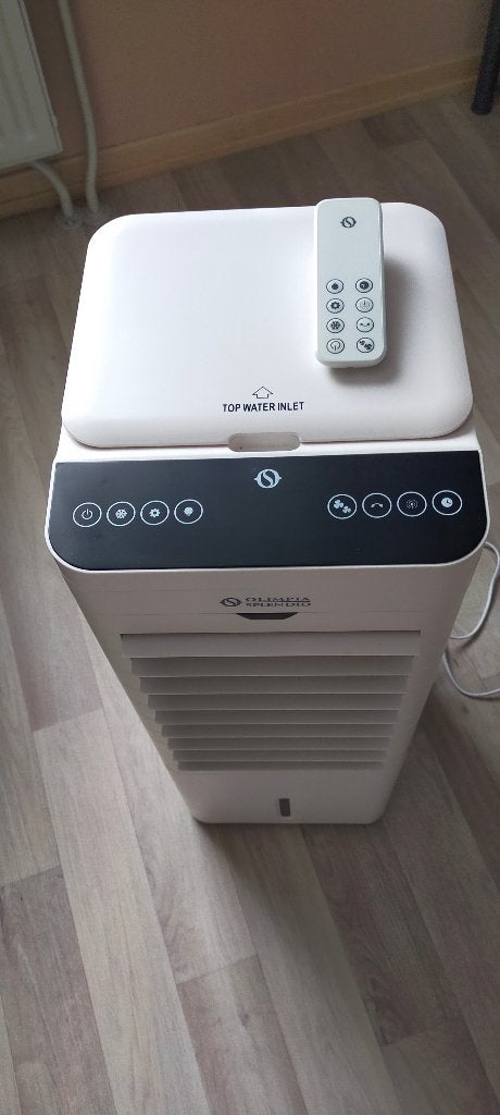 luchtkoeler met water benevelaar, Elektronische apparatuur, Airco's, Ophalen, Zo goed als nieuw