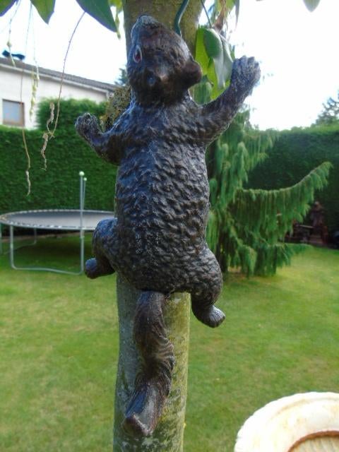 écureuil murale en fonte couleurs ., Jardin & Terrasse, Décoration murale de jardin, Neuf, Enlèvement ou Envoi