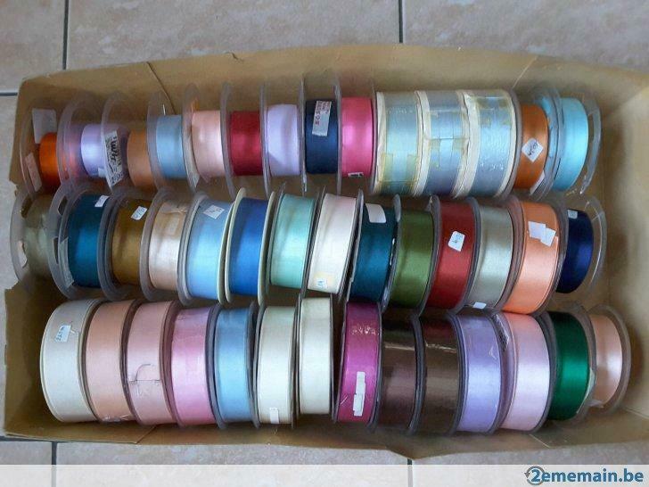 ruban satin 25 mm double face -100% polyester -coloris varié, Enlèvement ou Envoi, Neuf