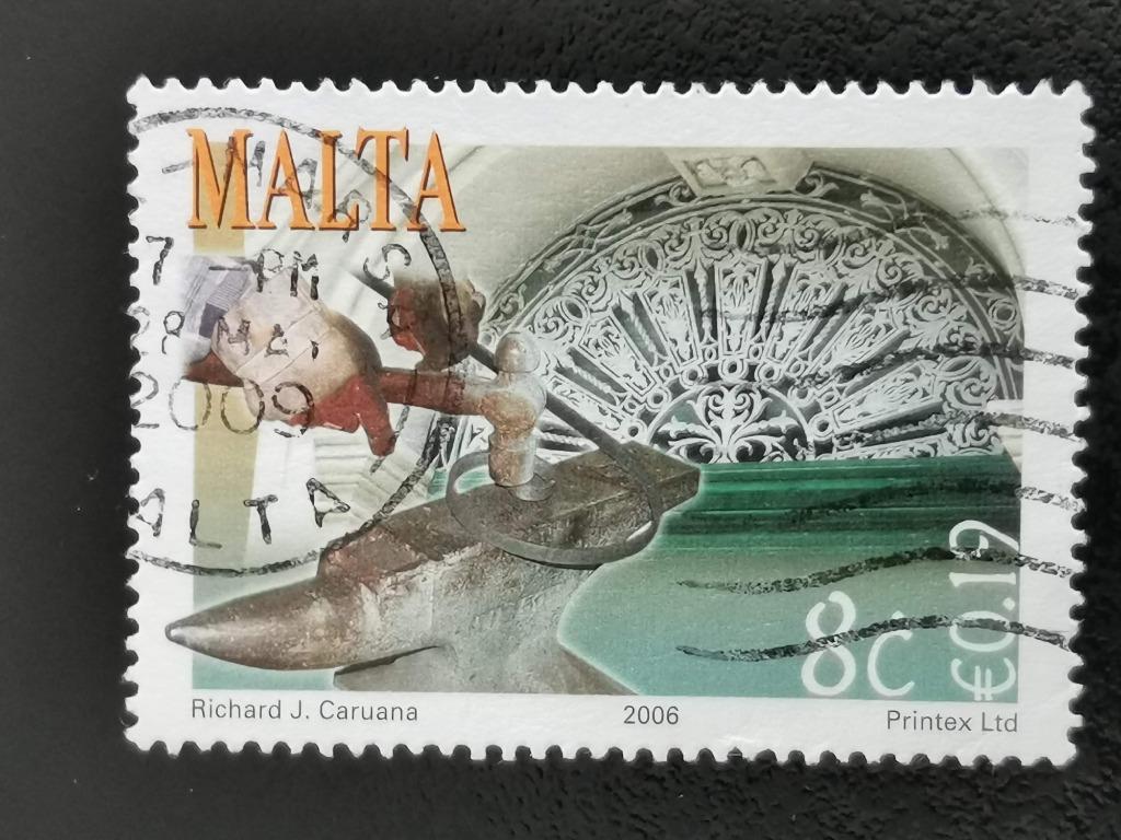 Malta 2006 - ambachten - kunst smederij, Ophalen of Verzenden, Malta, Gestempeld