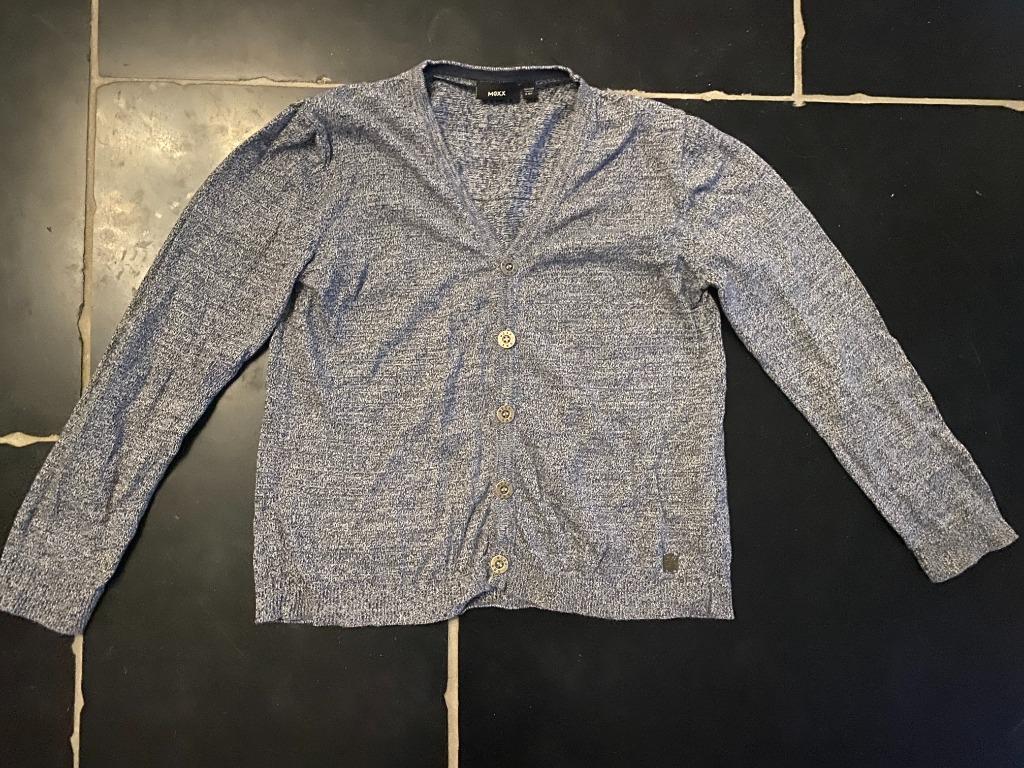 Gilet blauw Mexx maat 134/140, Mexx, Trui of Vest, Ophalen of Verzenden, Zo goed als nieuw