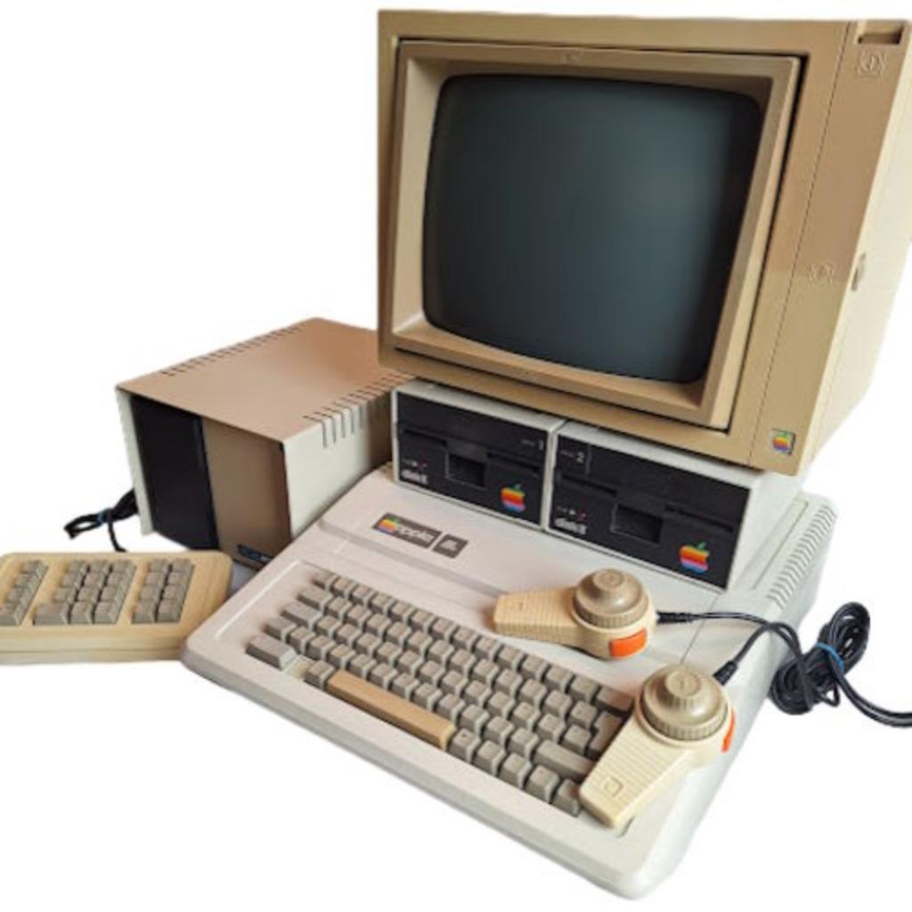 Apple IIe retro computer – zeldzame complete uitvoering, Ophalen of Verzenden, Apple