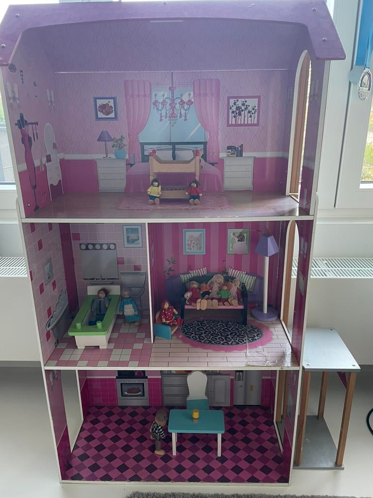 Authentiek poppenhuis, Ophalen, Gebruikt, Poppenhuis