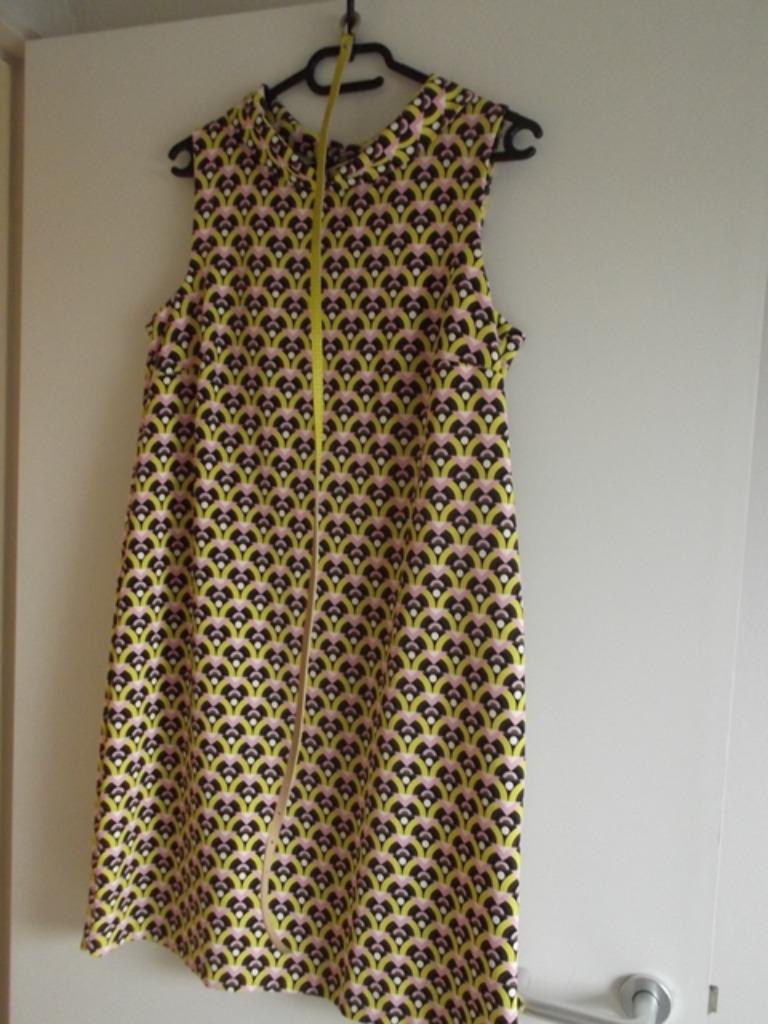 Kleedje Cassis maat 42, Taille 42/44 (L), Cassis, Comme neuf, Jaune