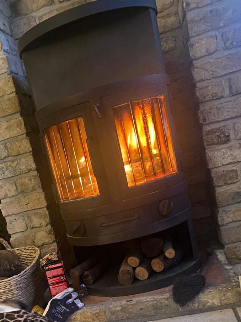 Houtkachel, Ophalen, Houtkachel, Zo goed als nieuw, Vrijstaand