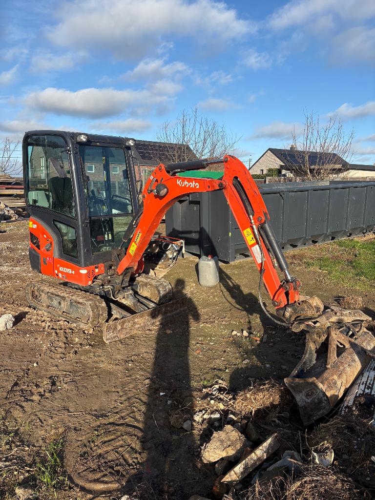 Location mini pelle 2t, Diensten en Vakmensen, Verhuur | Gereedschap en Machines