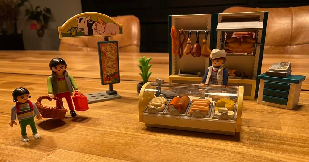 Slager playmobil, Ophalen