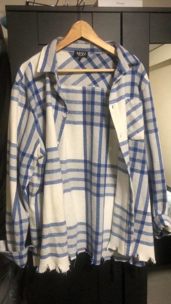 Hemd boohooman, Kleding | Dames, Ophalen, Zo goed als nieuw, Maat 46/48 (XL) of groter