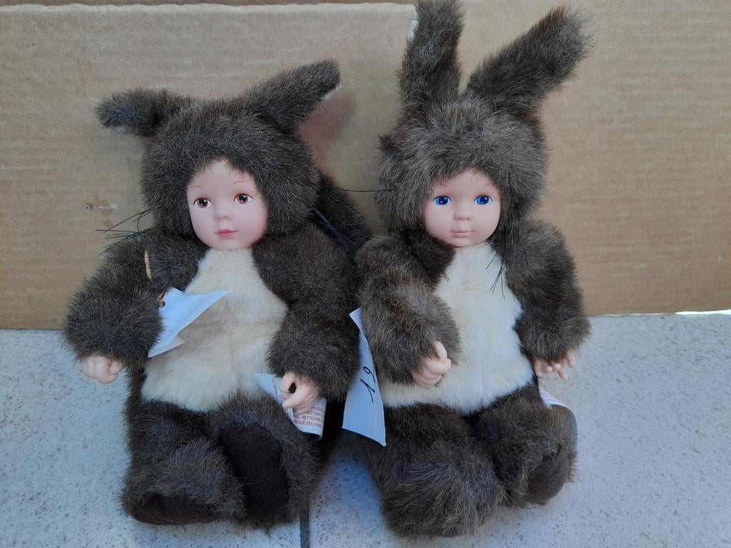 2 anna geddes eekhoorn popjes, Enlèvement ou Envoi, Comme neuf