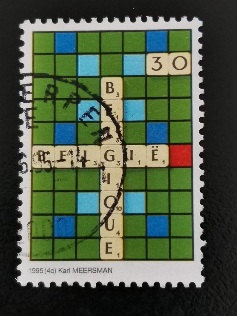 Belgique 1995 - scrabble, Enlèvement ou Envoi, Affranchi
