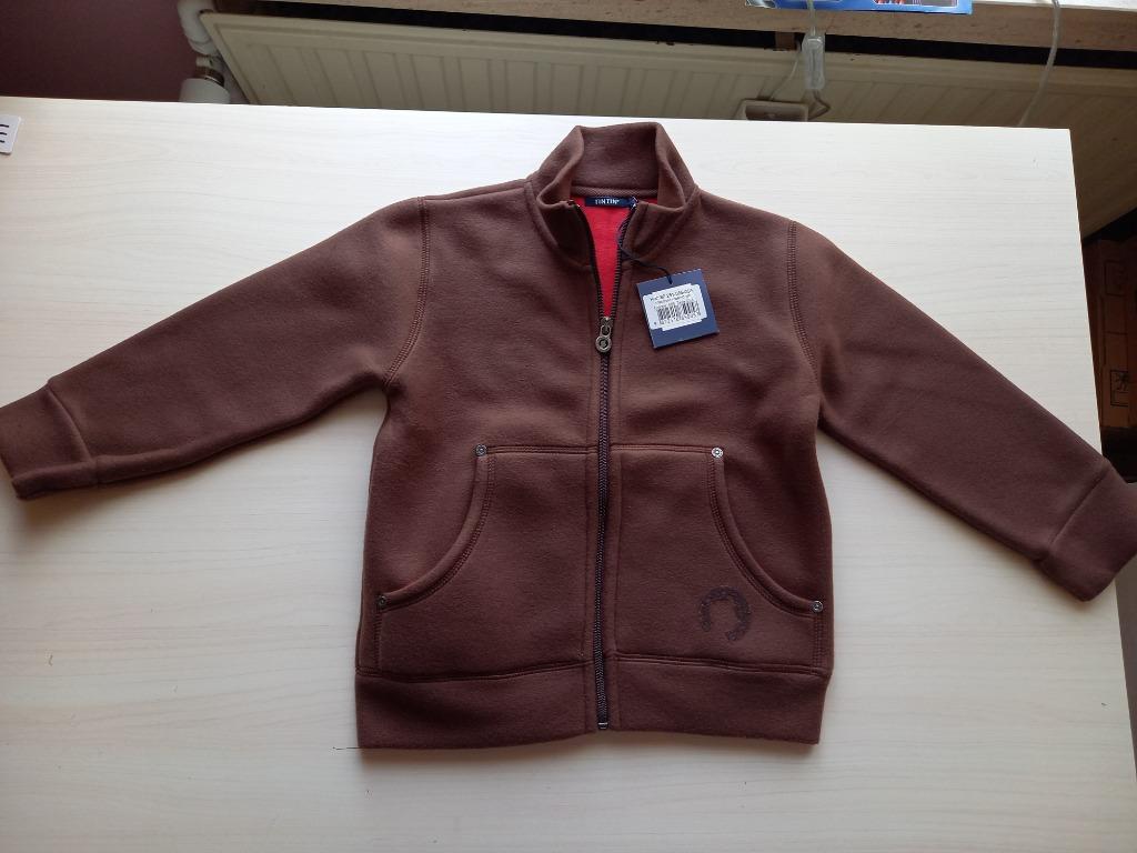 NIEUW zeer mooie fleece trui merk Kuifje (Tintin) maat 110, Kinderen en Baby's, Kuifje (Tintin), Jongen of Meisje, Trui of Vest