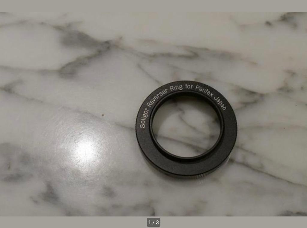 Bague inverseuse Soligor 55 mm pour Pentax, Enlèvement ou Envoi, Comme neuf, Autres types