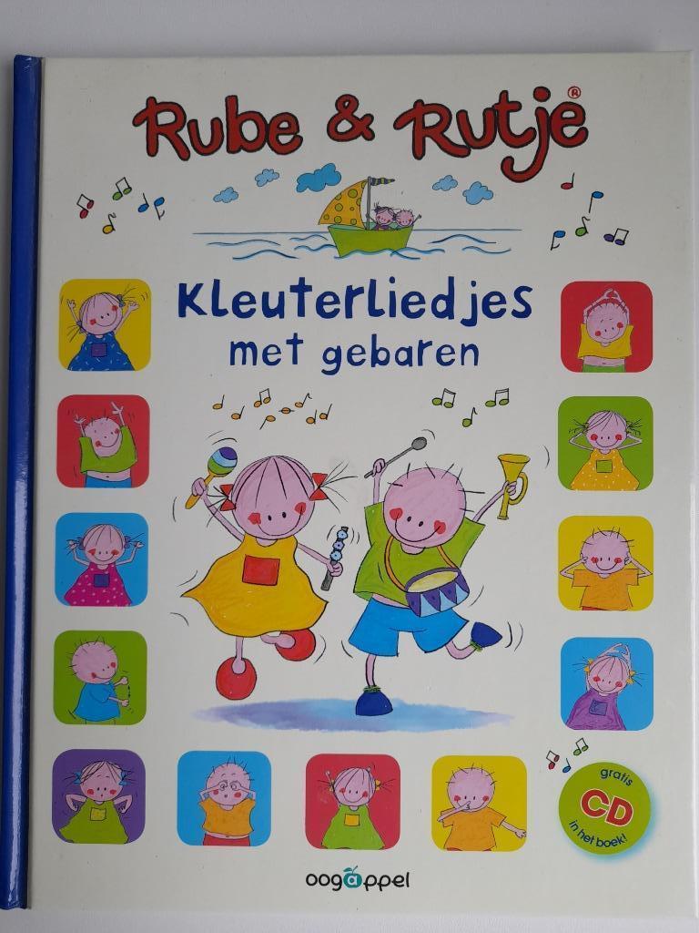 Rube en Rutje: kleuterliedjes met gebaren en cd, Ophalen of Verzenden, Zo goed als nieuw