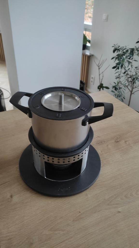 Appareil fondue inox et fonte SPRING, Enlèvement, Utilisé