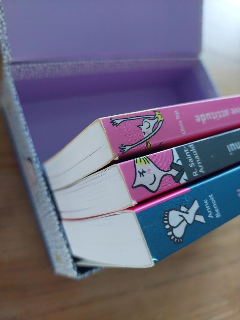 Coffret comprenant 3 livres 'La boîte Zen des paresseuses', Livres, Ésotérisme & Spiritualité, Enlèvement ou Envoi, Méditation ou Yoga