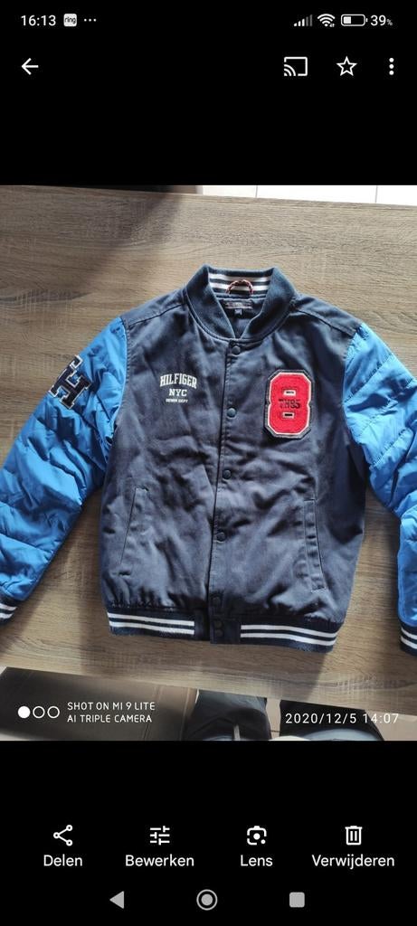 Veste universitaire Tommy Hilfiger, Enlèvement ou Envoi, Comme neuf, Manteau