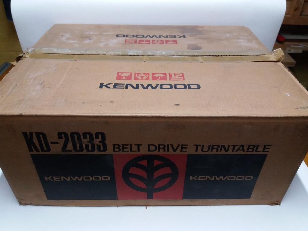 Platine vinyle vintage Kenwood KD-2033, Audio, Tv en Foto, Platenspelers, Automatisch, Zo goed als nieuw, Platenspeler, Ophalen