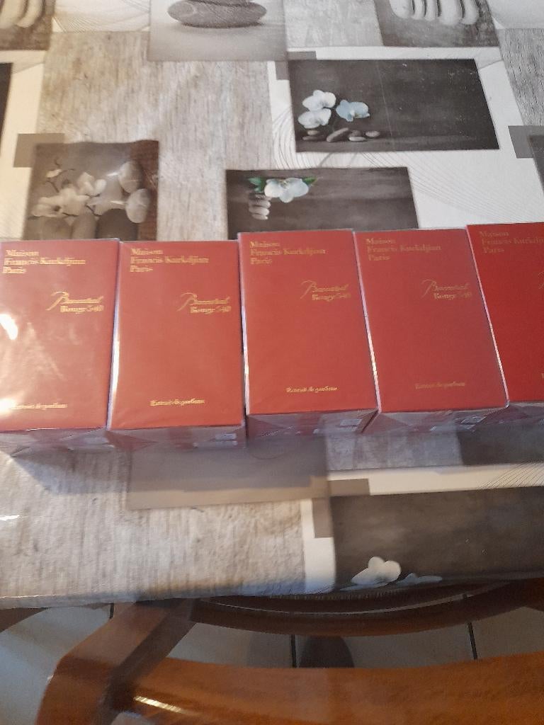 lot 5 baccarat rouge 540, Envoi, Neuf