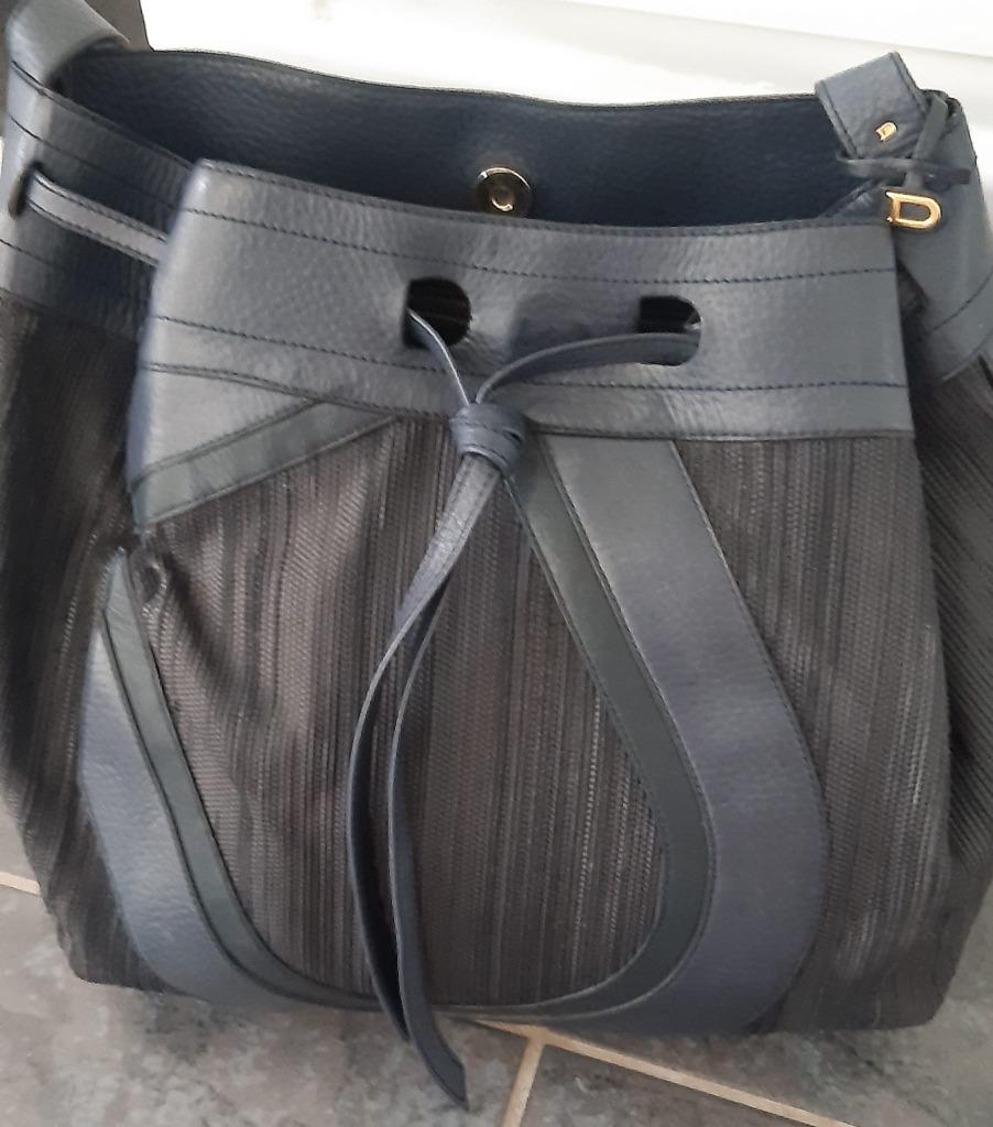 Delvaux handtas Blauw, Handtassen en Accessoires, Ophalen, Gebruikt, Blauw, Handtas