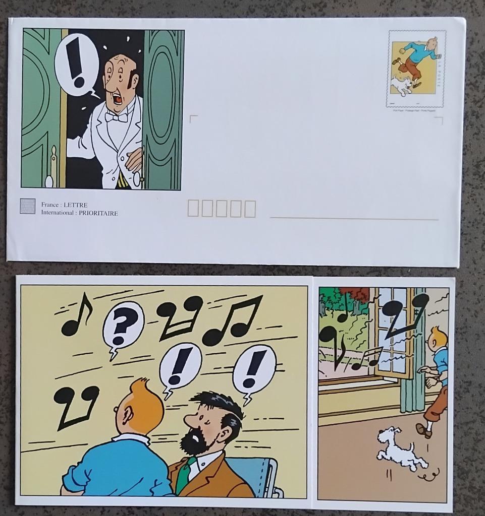 France  :  Prêt à poster neuf : Joyeux anniversaire Tintin, Ophalen of Verzenden, Kuifje