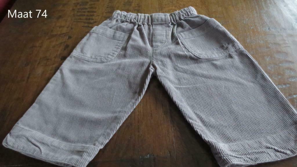 Broek ribfloer Bla bla bla 74 jongens, Kinderen en Baby's, Ophalen of Verzenden, Bla bla bla, Jongetje, Broekje