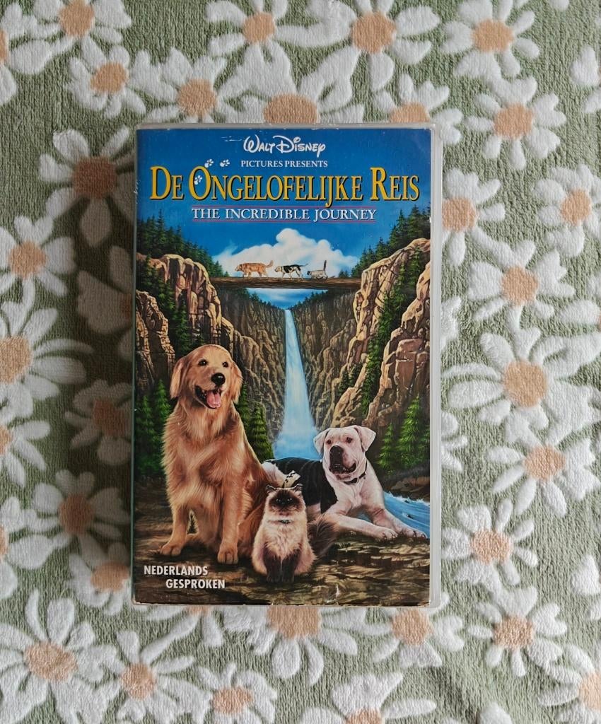 VHS - De ongelofelijke reis - Walt Disney - Classics - €3, Alle leeftijden, Ophalen, Gebruikt, Nederlandstalig