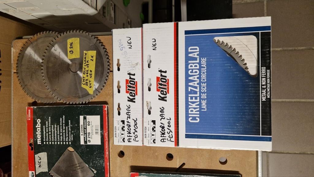 Zaagbladen voor Festool, metabo en andere, Ophalen of Verzenden, Zo goed als nieuw