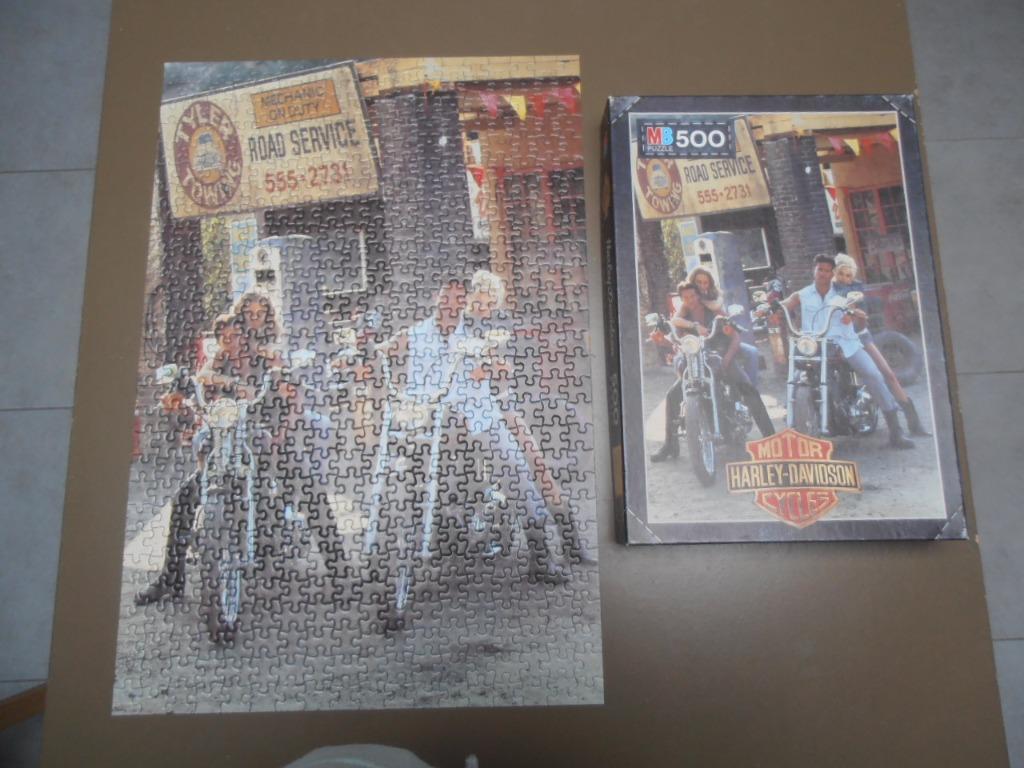 Puzzel 500 stukjes Harley Davidson, Enlèvement ou Envoi