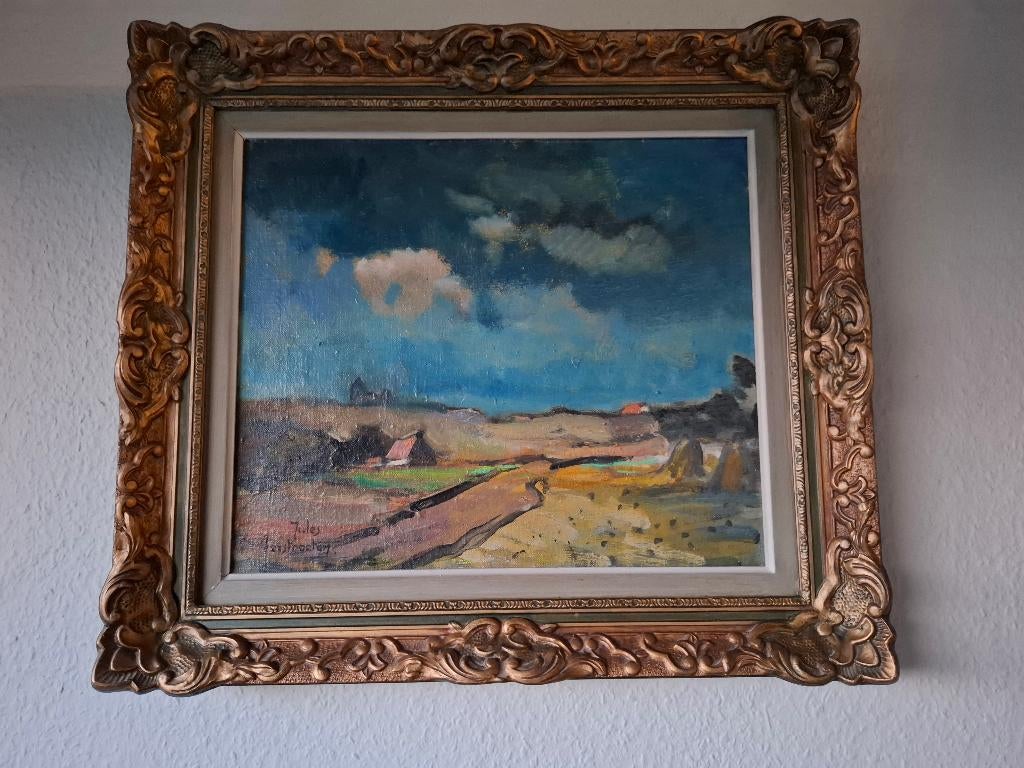 schilderij Jules Verstraeten, Ophalen